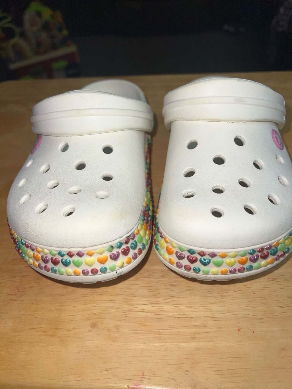 Crocs Classic Gem Band Clog White